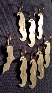 K1 KEYRING - Personalised Stamped & Cut out 